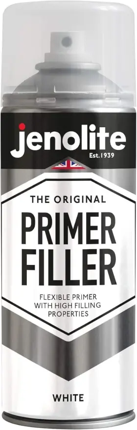 89179 Jenolite Primer Filler Aerosol Paint White Flexible With High Filling Prope