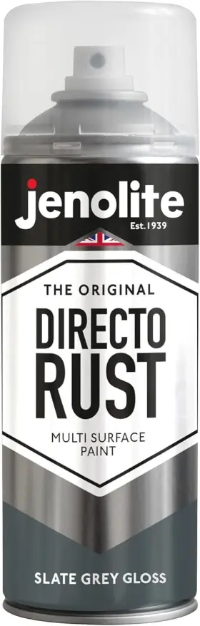 89448 Jenolite Directorust Gloss Spray Paint Slate Grey 400ml 13.52 Oz Direct