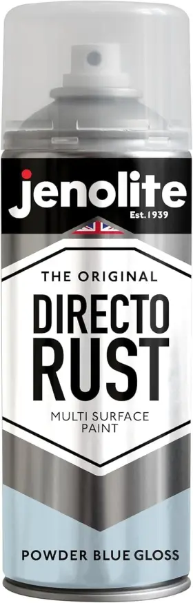 89454 Jenolite Directorust Gloss Spray Paint Powder Blue 400ml 13.52 Oz Direct To Ru