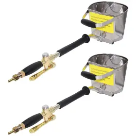 6gw-fer-057-2 Joywayus 2pcs Air Stucco Cement Texture Hopper Sprayer Plaster Wall Inch