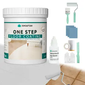 Ju0107lg-1k Jungarian All-in-one Interior Floor Coating Kit Water-based And Low Odor One-step