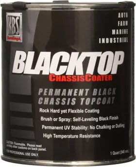 8401 Kbs Coatings 692617798793 Gloss Black Blacktop Chassis Paint - 1 Quart