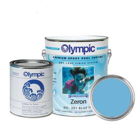 Kelley Technical Coatings 391/gl Olympic Pool Paint Zeron Blue Ice 1 Gallon Two-part Epoxy Swimming