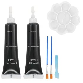 Pcj-002-2b Kenbry Vinyl And Leather Repair Kit Black For Car Interiors