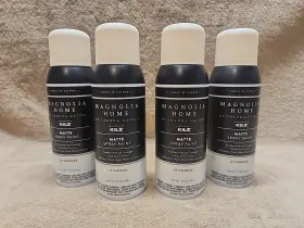 Kilz 051652017878 Lot Of 4 Magnolia Home By Joanna Gaines Matte Paint. 12 Oz. Cans. Lit Candles