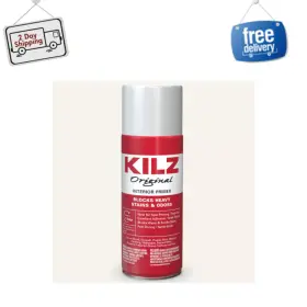 10044 Kilz Original 13 Oz. White Oil-based Interior Primer Spray Sealer And Stain Blocker