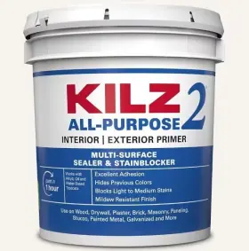 20005 Kilz 2 Gal. Primer And Sealer White Interior/exterior Multi-surface All Purpose