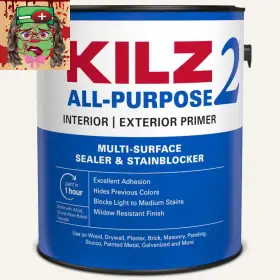 Kilz 2 313029293224 All Purpose 1 Gal. White Interior/exterior Multi-surface Primer Sealer And Sta