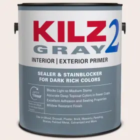 Kilz 2 313089164168 All Purpose 1 Gal. Gray Interior/exterior Multi-surface Primer Sealer And Stai