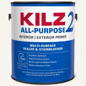 Kilz 2 445045598588 All Purpose 1 Gal. White Interior/exterior Multi-surface Primer Sealer And Sta