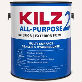 Kilz 445057080002 2 All Purpose 1 Gal. White Interior/exterior Multi-surface Primer Sealer