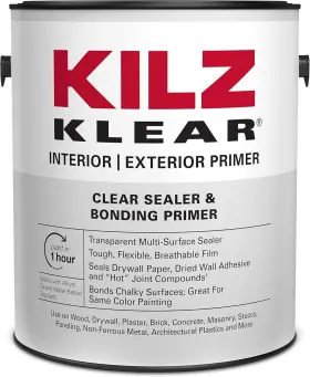 Kilz 696233364141 Klear Primer Interior/exterior Clear 1 Gallon
