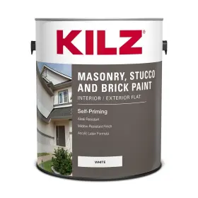 Kilz 888766872556 Self-priming Masonry Stucco And Brick Paint Interior/exterior Flat W
