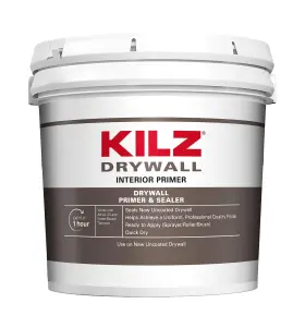 L204202 Kilz Drywall Primer And Sealer Interior Flat White 2 Gallon