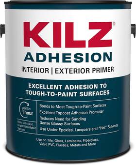 Kilz L211101 Adhesion Primer Interior/exterior 1 Gallon 128 Fl Oz Pack Of White