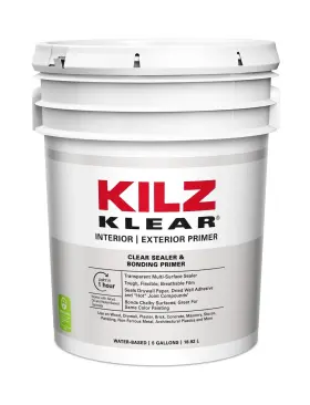 L220105 Kilz Klear Primer Interior/exterior Clear 5 Gallon 640 Fl Oz Pack Of 1