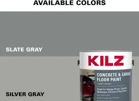 L377611 Kilz 1-part Epoxy Acrylic Concrete And Garage Floor Paint Interior/exterior 1