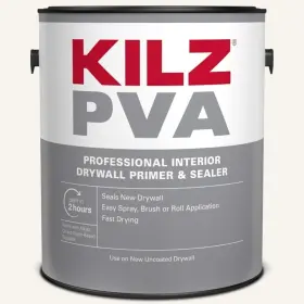 Px01001 Kilz New 1 Gal. White Water Based Interior Pva Drywall Primer Sealer Uniform Finish