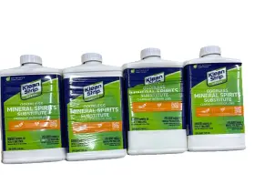 Klean Strip 030192007532 Odorless Mineral Spirits Substitute 4 Pack 1 Quart Per Bottle