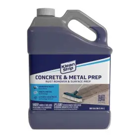 Klean-strip 030192302200 1 Gal. Metal Prep And Rust Inhibitor Concrete Etches Outdoor Stain Home Cleaner