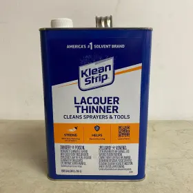 J10087 Klean Strip Lacquer Thinner High Solvency 1 Gallon