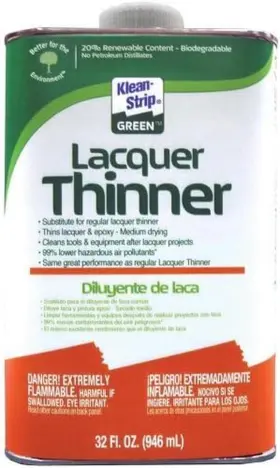 Qkgl75009 Klean-strip Green Lacquer Thinner 1-quart