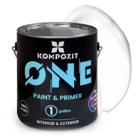K2351-50 Kompozit One Ultra Cover Interior/exterior White 100% Acrylic Paint And Primer 1 G