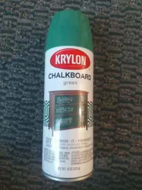 Krylon 075577008063 Green Chalkboard Aerosol Spray Paint 12 Oz Discontinued