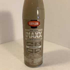 Krylon 1270 Covermaxx Spray Paint Gloss Khaki 12 Ounce