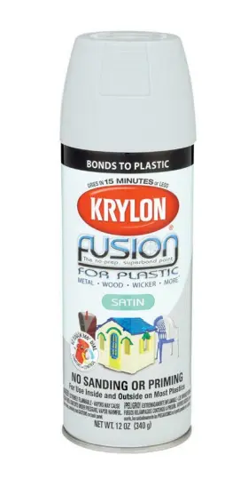 K02439001 Krylon 2439 Satin Gray Pewter Fusion Spray Paint 12 Oz K02439001 Krylon 2439 Satin Gray Pewter Fusion Spray Paint 12 Oz