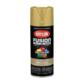 2770 Krylon Fusion All-in-one Adhesive Spray Paint For 12 Ounce Pack Of 1 Gold