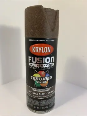 2777 Krylon Fusion All-in-one Spray Paint 12 Oz Textured Burnt Sienna