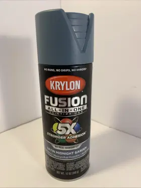 2942 Krylon Fusion All-in-one Satin Midnight Garden 12 Oz. Spray Paint