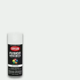 K02753007 Krylon 313021397326 Fusion All-in-one Spray Paint For Indoor/outdoor Use Satin Wh