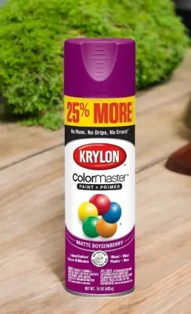 33474 Krylon 3474 Colormaster Matte Boysenberry Discontinued 15 Oz Can