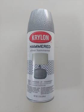 Krylon 3901 Hammered Spray Paint #3901 Silver 12 Oz