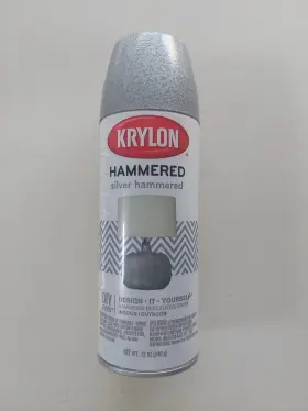 3901 Krylon Hammered Spray Paint #3901 Silver 12 Oz