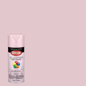 Krylon 445039978907 Colormaxx Satin Ballet Slipper Pink Spray Paint 12oz Indoor Outdoor Use