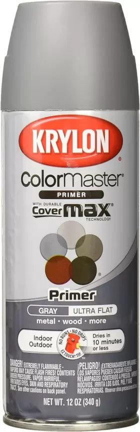 K01318 Krylon 51318 12 Ounce Pack Of 1 Grey