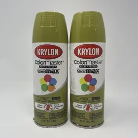 51515 Krylon 2 Pack - Colormaster Paint Primer Gloss Ivy Leaf 12 Oz