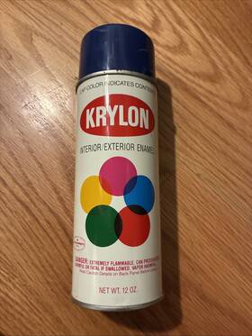 Krylon 51907 Industrial Spray Paint Blue 12 Oz X