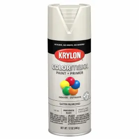 5554 Krylon Colormaxx Almond Spray Paint 12oz Fast Dry Rust Protection Indoor Outdoor
