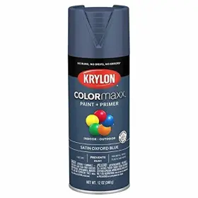5571 Krylon Colormaxx 12 Ounce Oxford Blue Satin Spray Paint And Primer