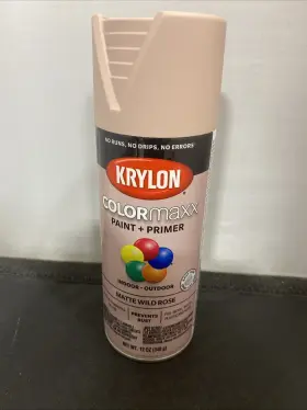 5601 Krylon Colormaxx Matte Wild Rose 12 Oz Fast Dry Spray Paint For Indoor/outdoor