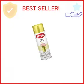 655365 Krylon R Premium Metallic Foil Spray Paint 6oz - Yellow
