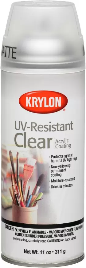 K01309 Krylon 689826586013 Gallery Series Artist And Clear Coatings Aerosol 11-ounce Matte