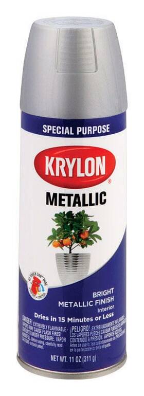 Krylon 724504014034 Special Purpose Brilliant Dull Aluminium Metallic Spray Paint 11 Oz