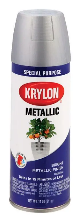 Krylon 724504014034 Special Purpose Brilliant Dull Aluminium Metallic Spray Paint 11 Oz