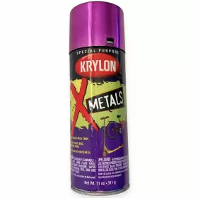 Krylon 724504023050 X-metals Spray Paint Purple 2305 Metallic 11 Oz Anodized Bikes Skateboard