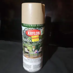 Krylon 724504029120 Spray Paint Textured Finish 12oz In/outdoors Superior Khaki 2912 2005